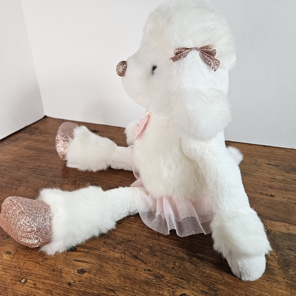 Histoire d'Ours White Poodle Plush Roxane Ballet Dancer Tutu Stuffed Animal - Picture 7 of 12